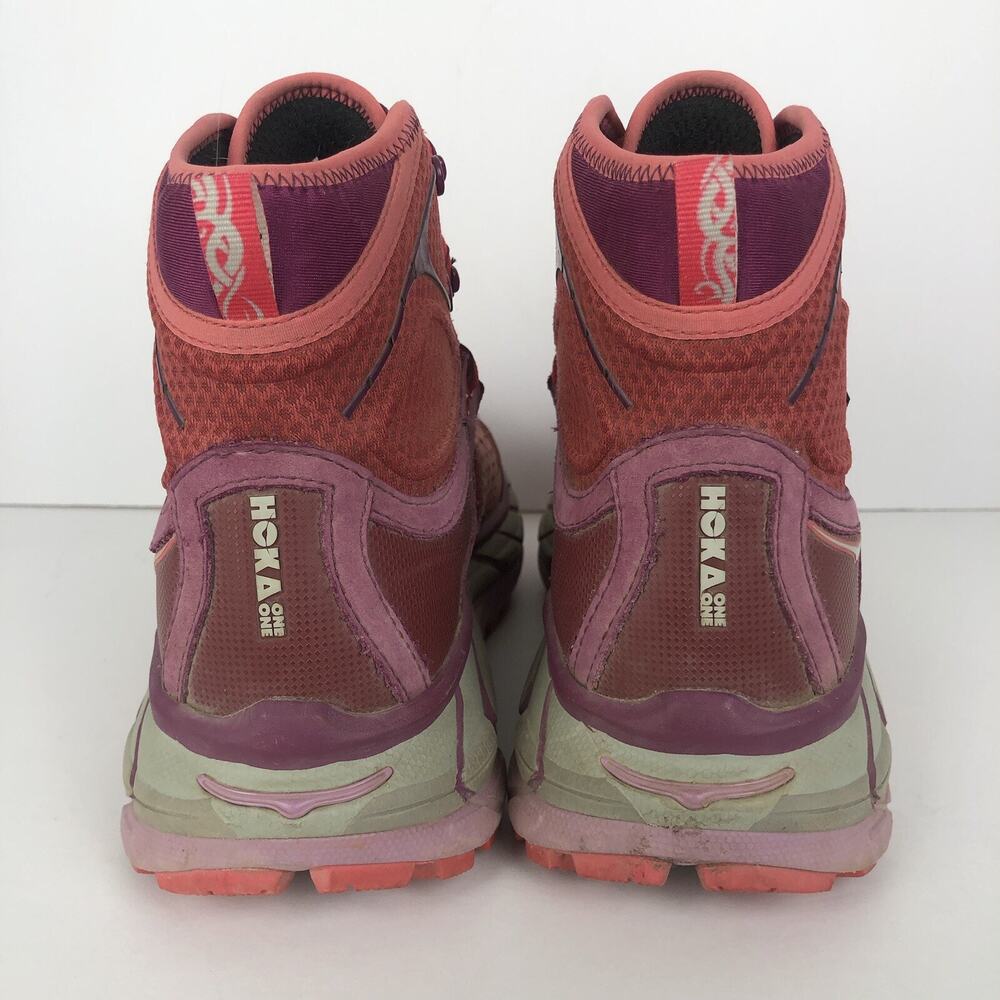 Hoka One One Women's Pink Plum Trail Running Boots - Picture 8 of 13